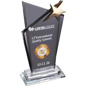 Kristal Plaket ( 14 x 26 cm )