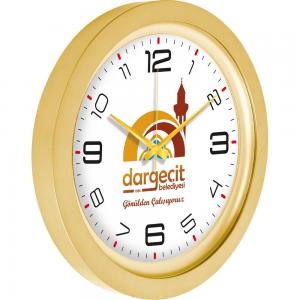 Metalize Duvar Saati ( Ø 40 cm )