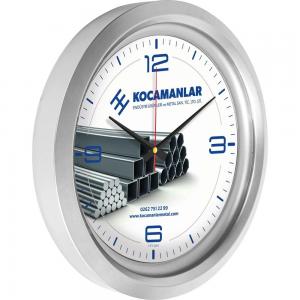 Metalize Duvar Saati ( Ø 40 cm )